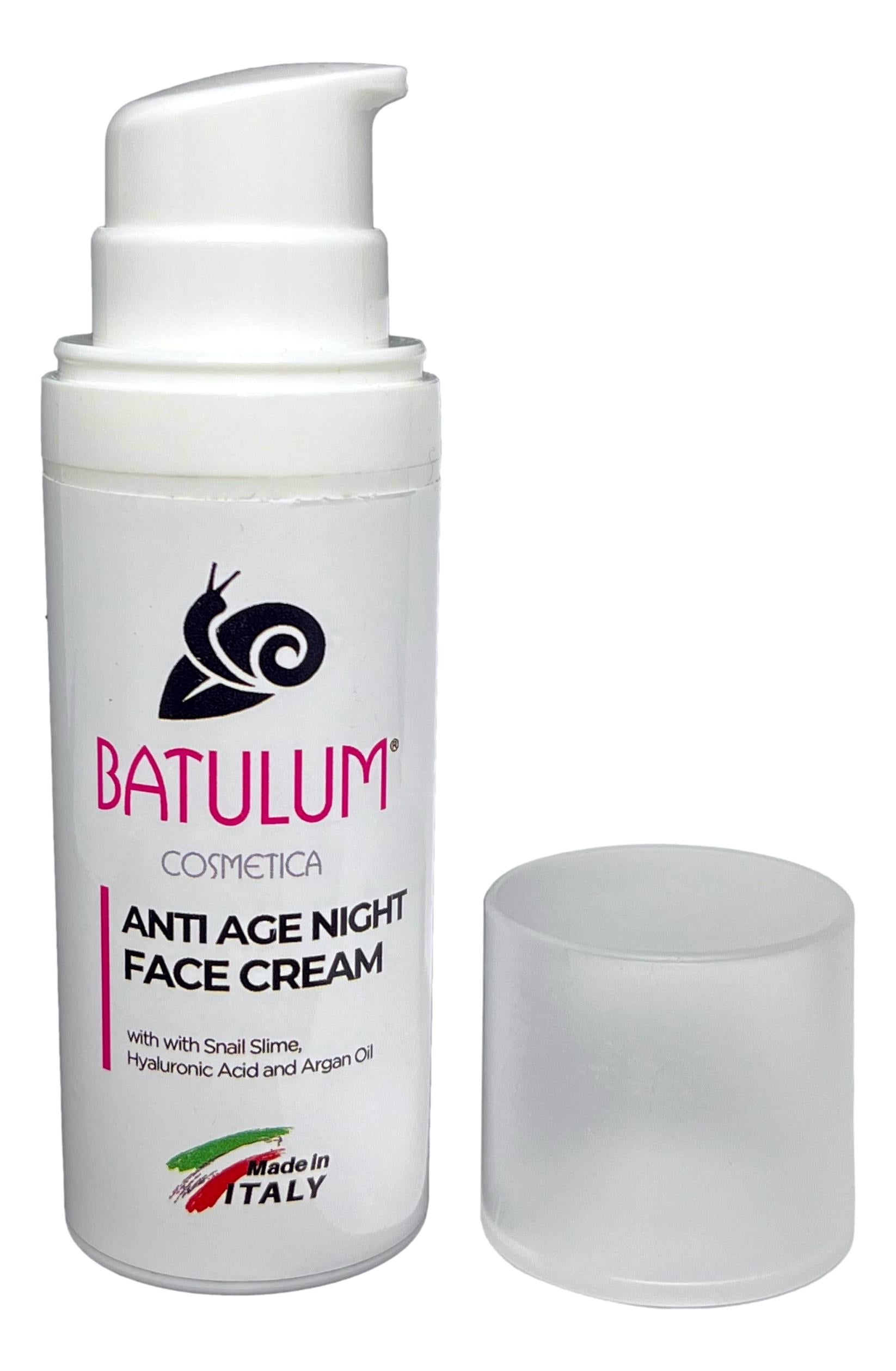 AntiAging Night Face Cream Batulum Cosmetics